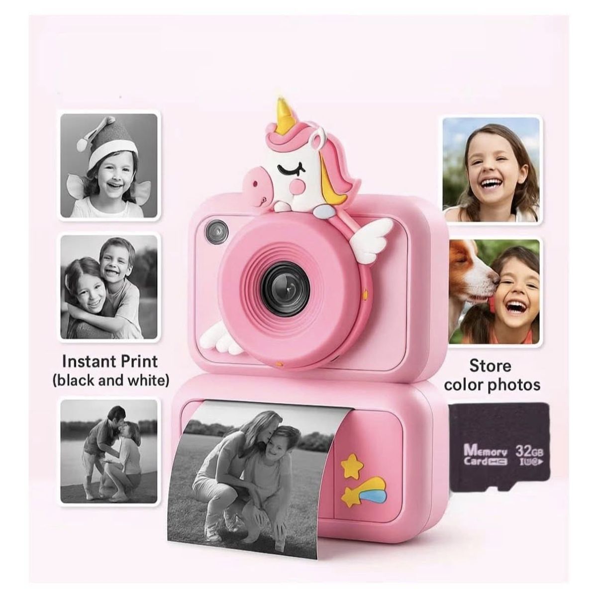 BABIES AND KIDS - Cámara para niños con impresión instantánea , juguete