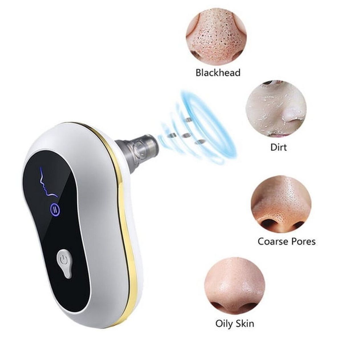 GENERICO - Removedor De Puntos Negros Limpiador Facial Poros Usb