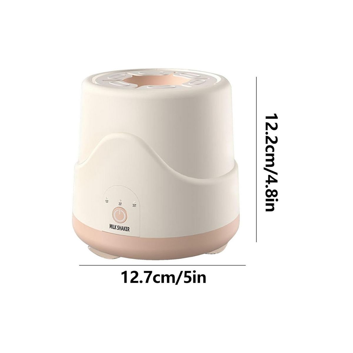 GENERICO - Mezclador Batidor Biberones Tetero Automatico Portatil Bebe