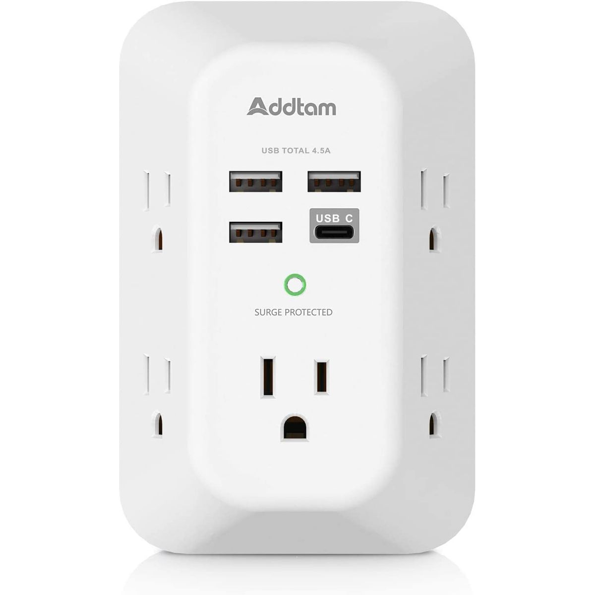 INNOVA - Multitoma Cargador De Pared Usb C Protector Sobretension