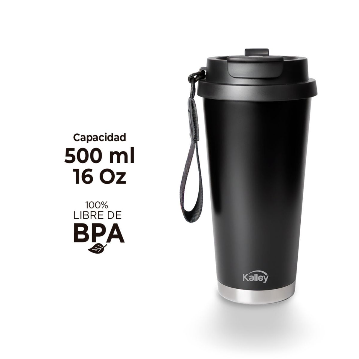 KALLEY - Termo Botella KALLEY 500 ml Acero Inoxidable