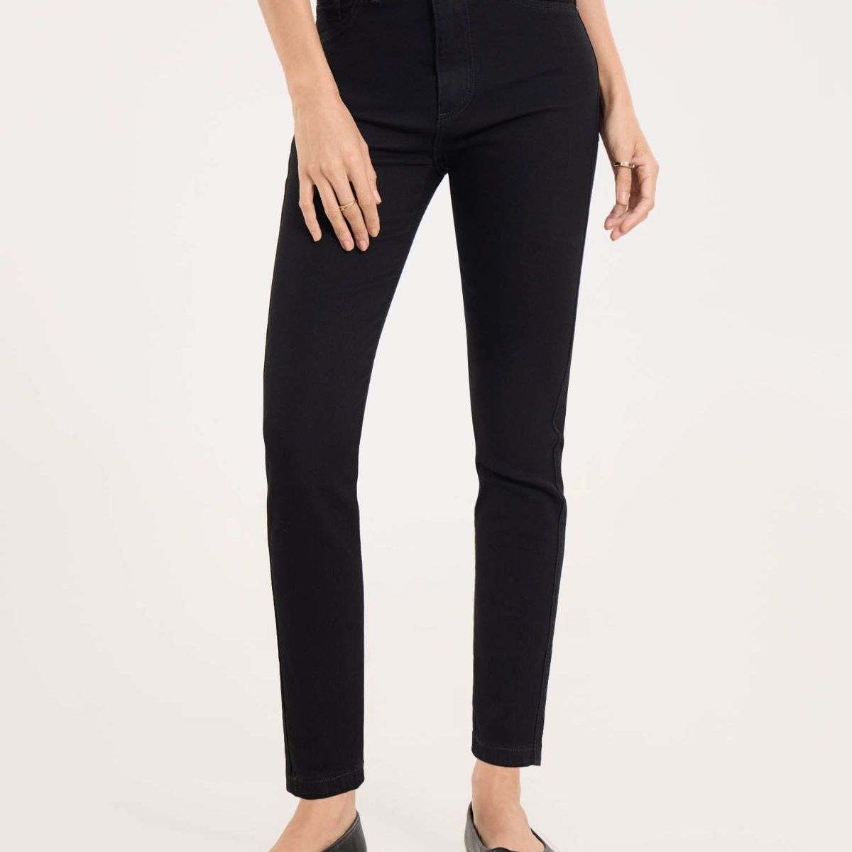 OSTU - Jean para Mujer marca Ostu color Negro en Algodón #4016
