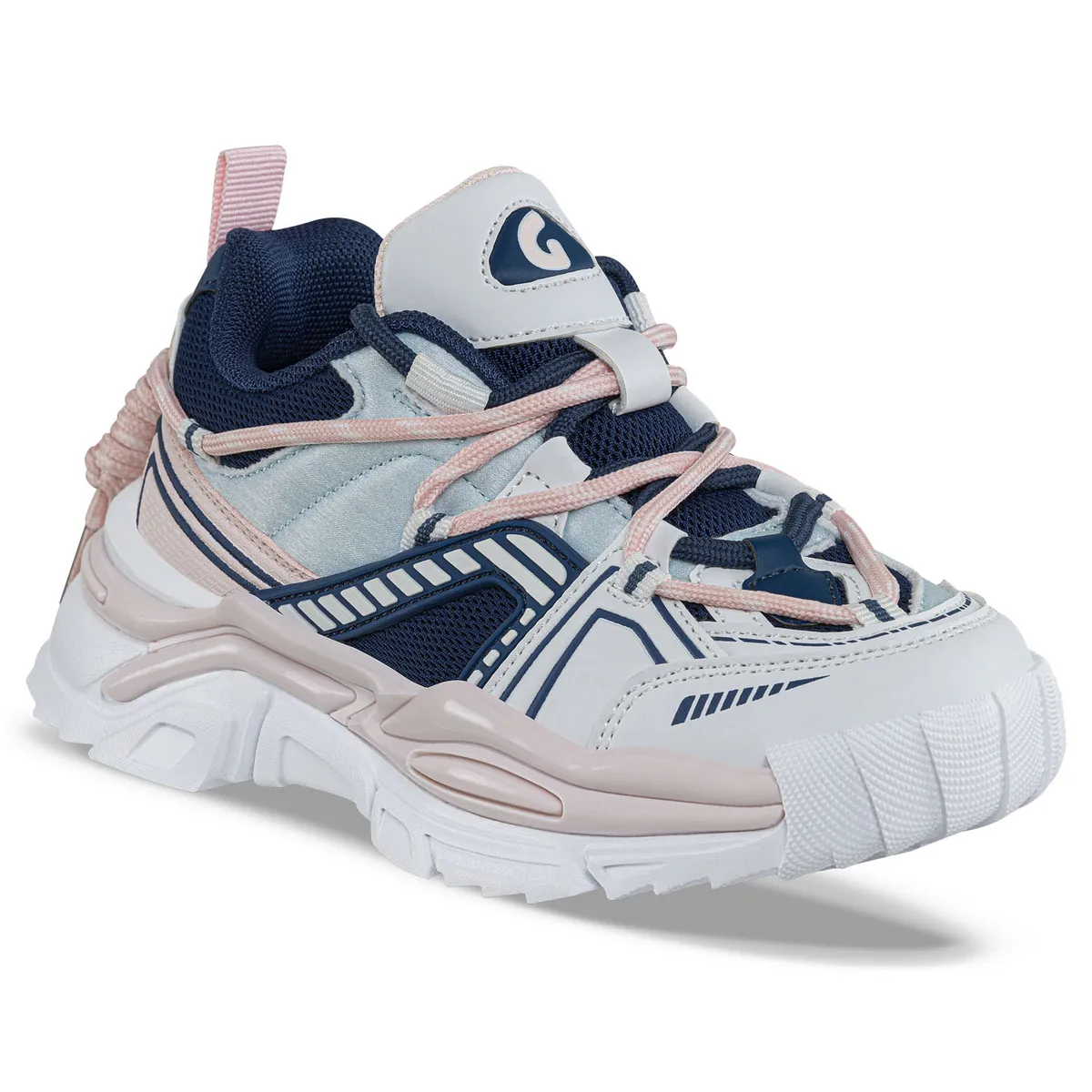 LOS GOMOSOS - Tenis Urbanos Gadom Azul-Rosa Los Gomosos para Niña