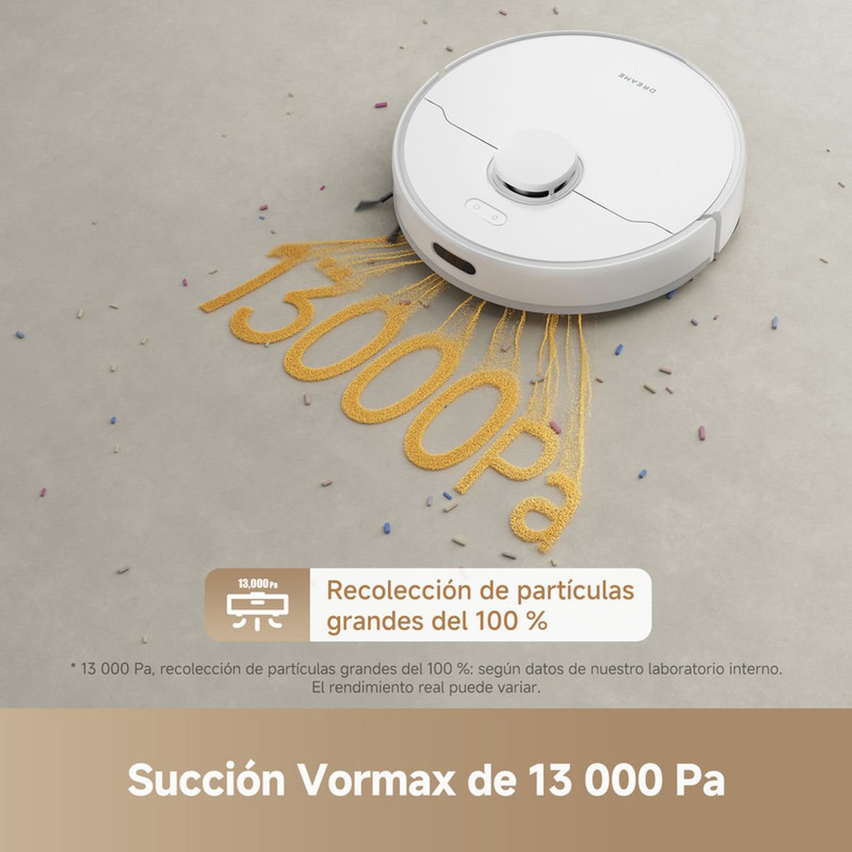 DREAME - Dreame Aspiradora Robot Vacuum D15 Succion 13.000pa