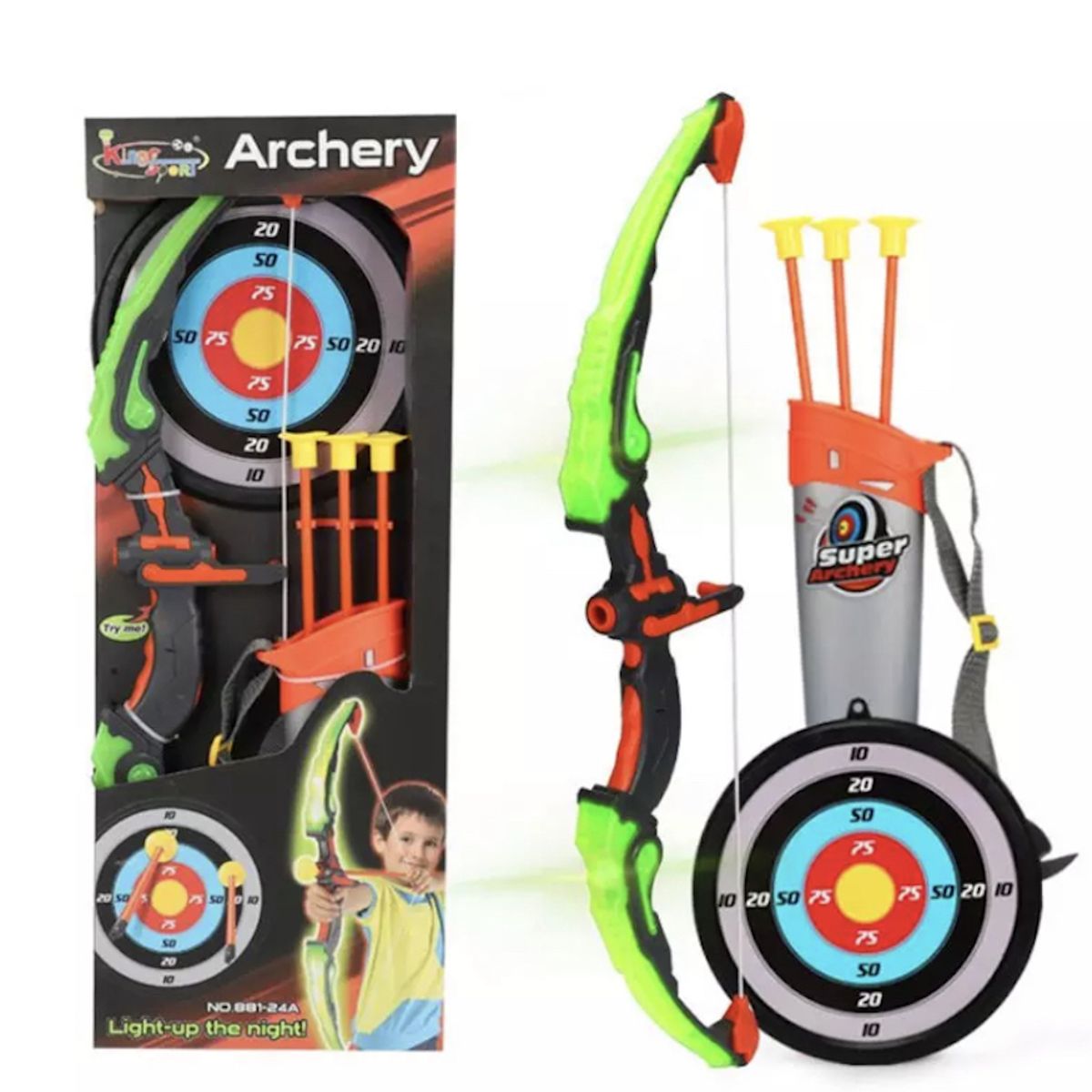 STALION INC - Juguete Arco Flechas Unisex Tiro Al Blanco Niños Punteria