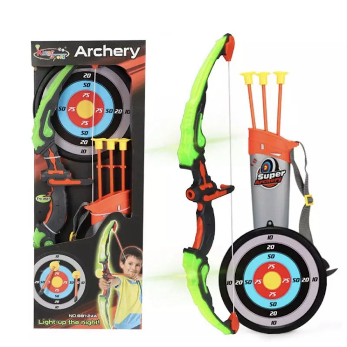 STALION INC - Juguete Arco Flechas Unisex Tiro Al Blanco Niños Punteria
