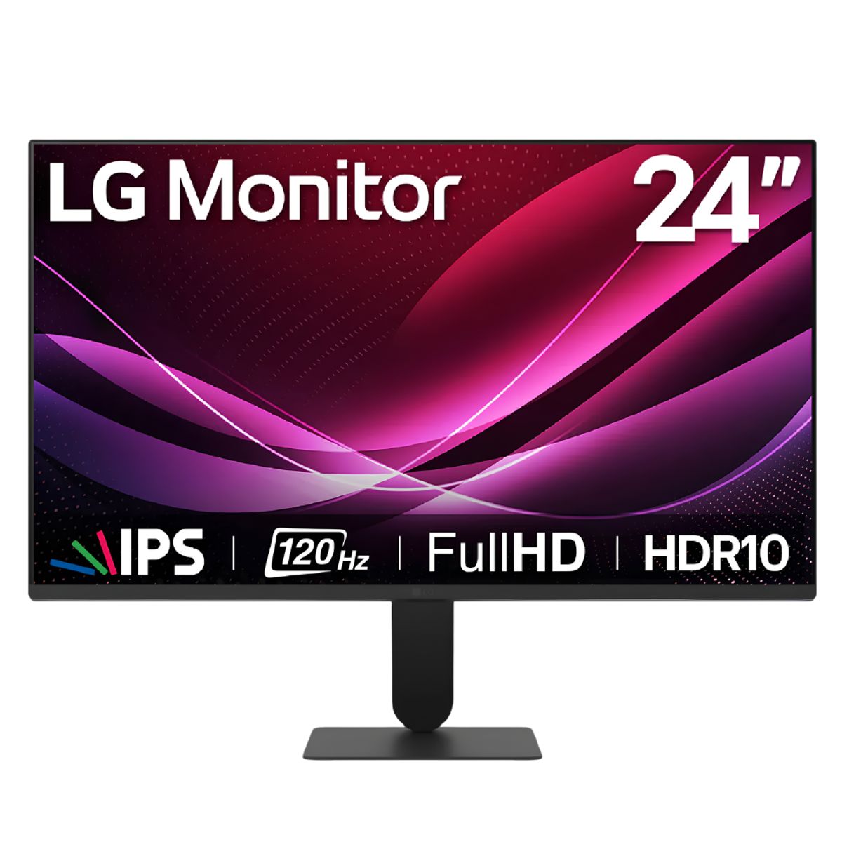 LG - MONITOR LG 24U411A-B 23.8 PLANO 120HZ 5MS FULL HD