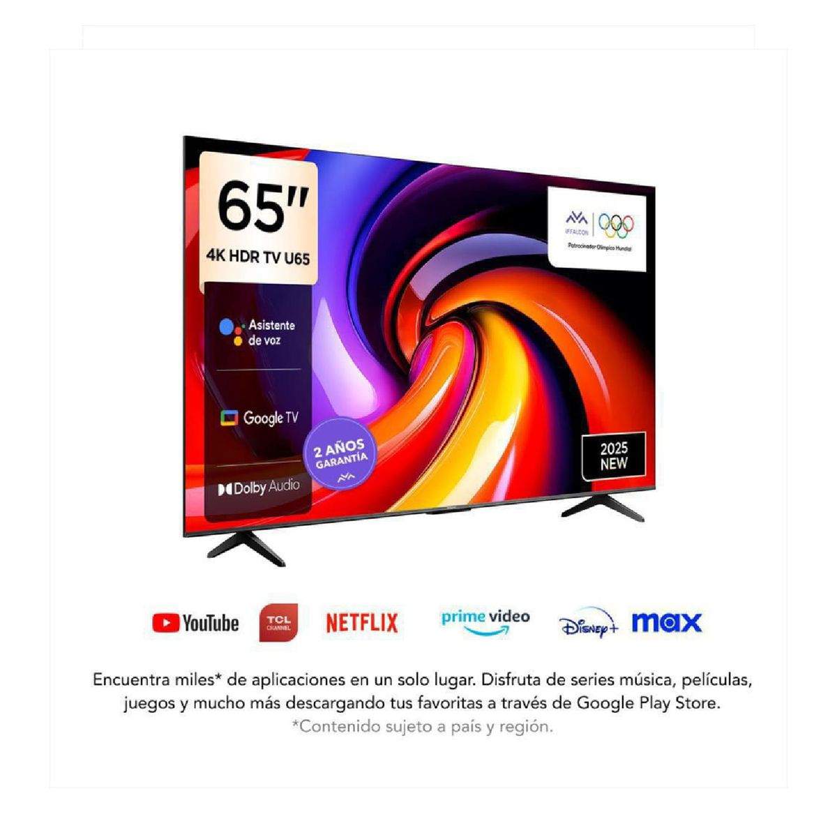TCL - Televisor iFFALCONby TCL 65 4K UHD SMART TV LED - 65U65