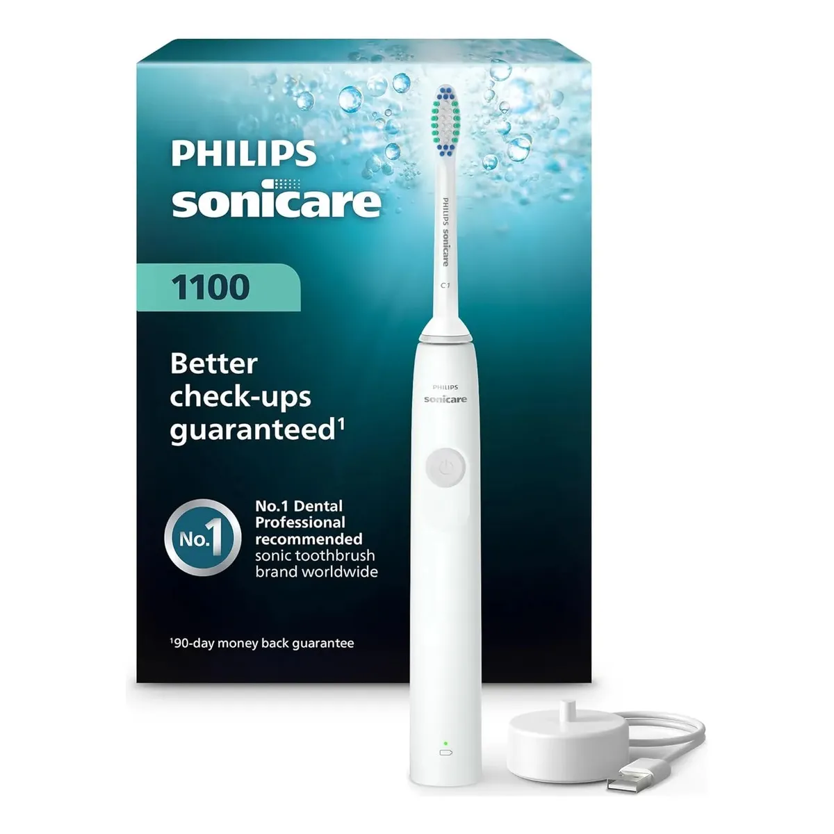 PHILIPS - Philips Sonicare 1100 Cepillo Electrico Sonic Hx3641 Blanco