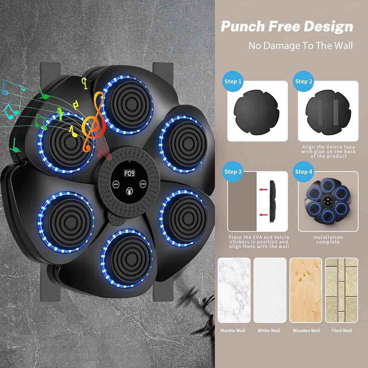 EASY FIT - Máquina De Boxeo Inteligente Con