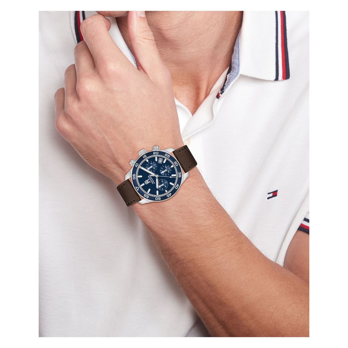 TOMMY HILFIGER - Reloj T.hilfiger Para Hombre Café 1792163