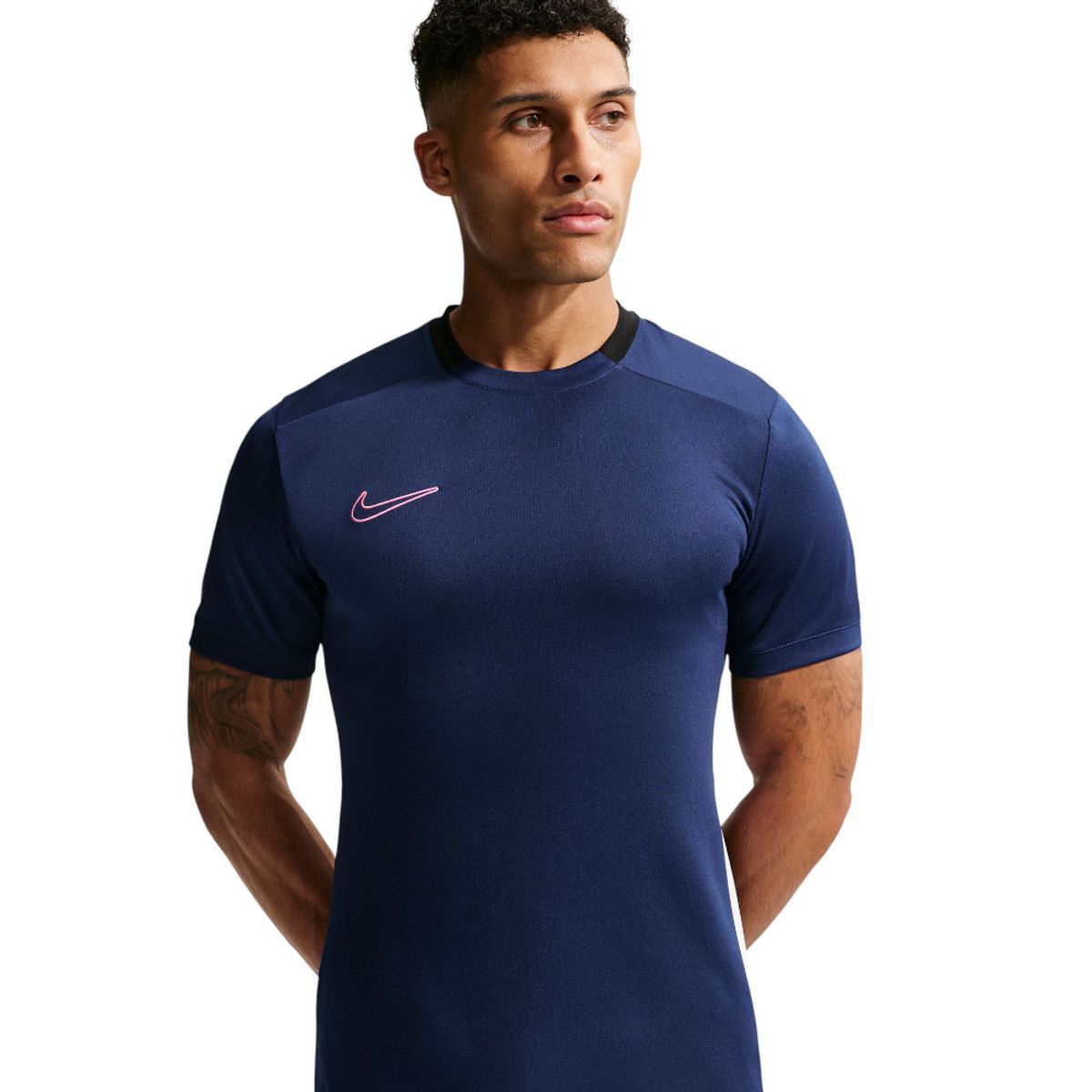 NIKE - Camiseta Nike M Df Acd25 Ss Top Br Hombre-Azul