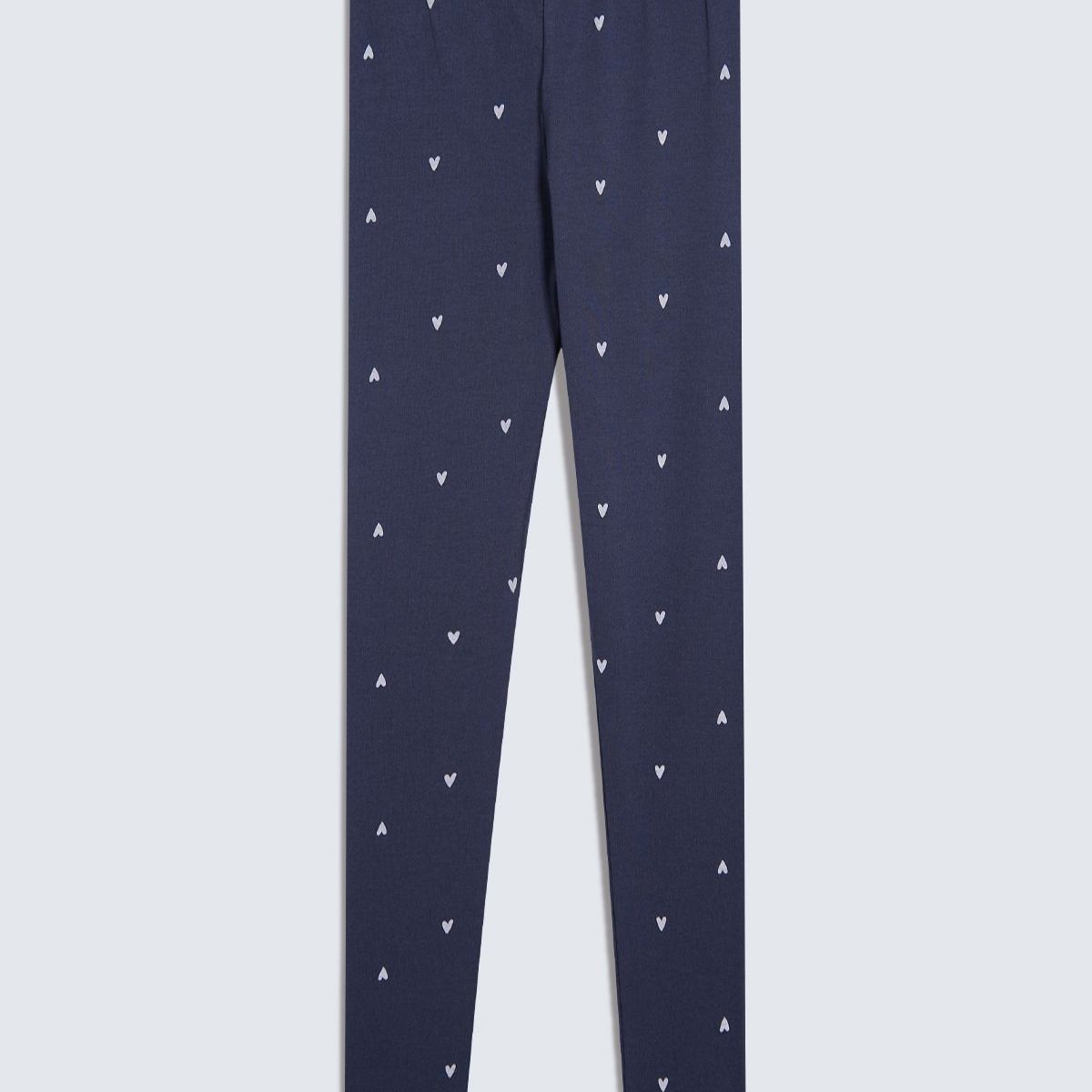 OSTU - Leggins Infantil Niña Largo Marca Ostu Color Azul #90230116
