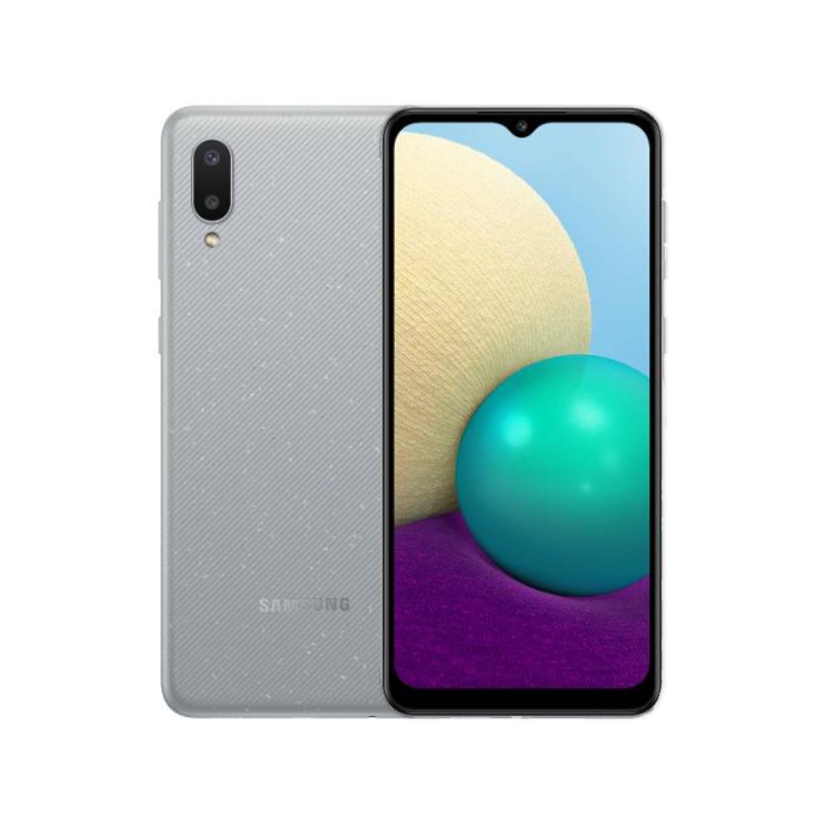 SAMSUNG - Samsung Galaxy A02 A022FD Teléfono Móvil 3GB RAM 64GB LTE Gris