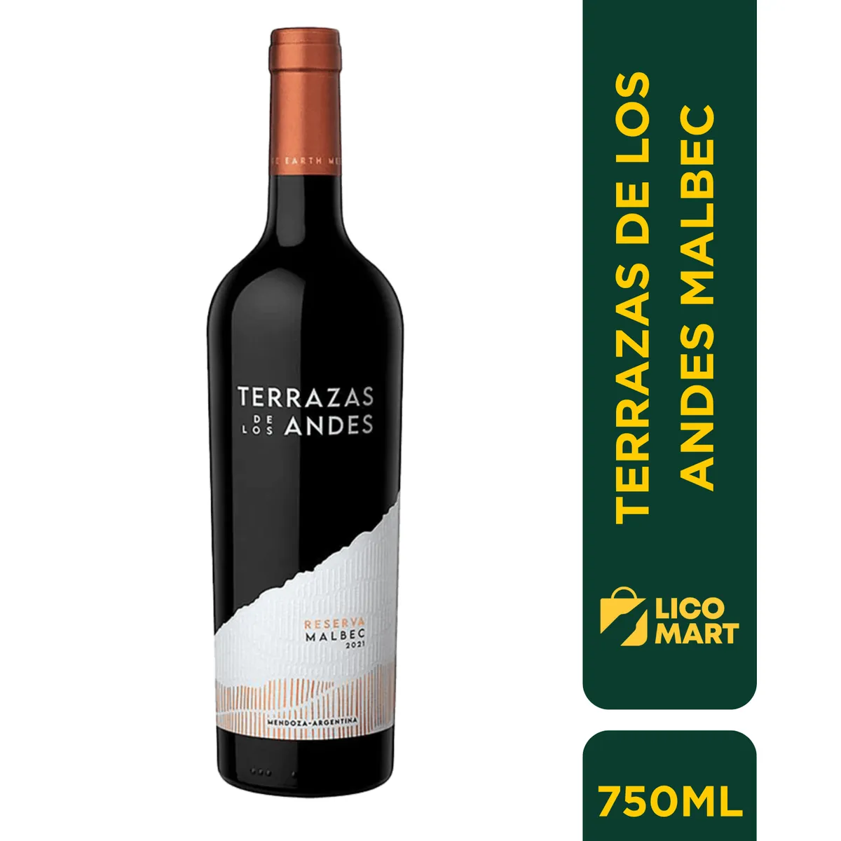 GENERICO - VINO TINTO TERRAZAS DE LOS ANDES MALBEC 750 ML