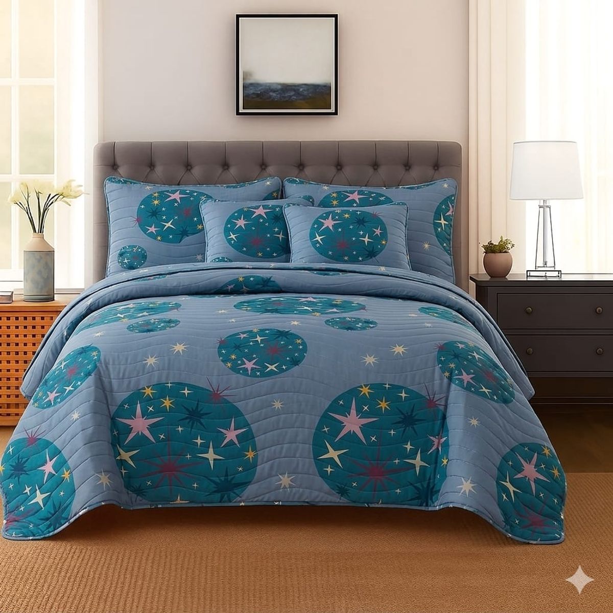 ELEGANT - Edredon Doble Faz para Cama Doble de 1.40 m. Prensado y Termosellado