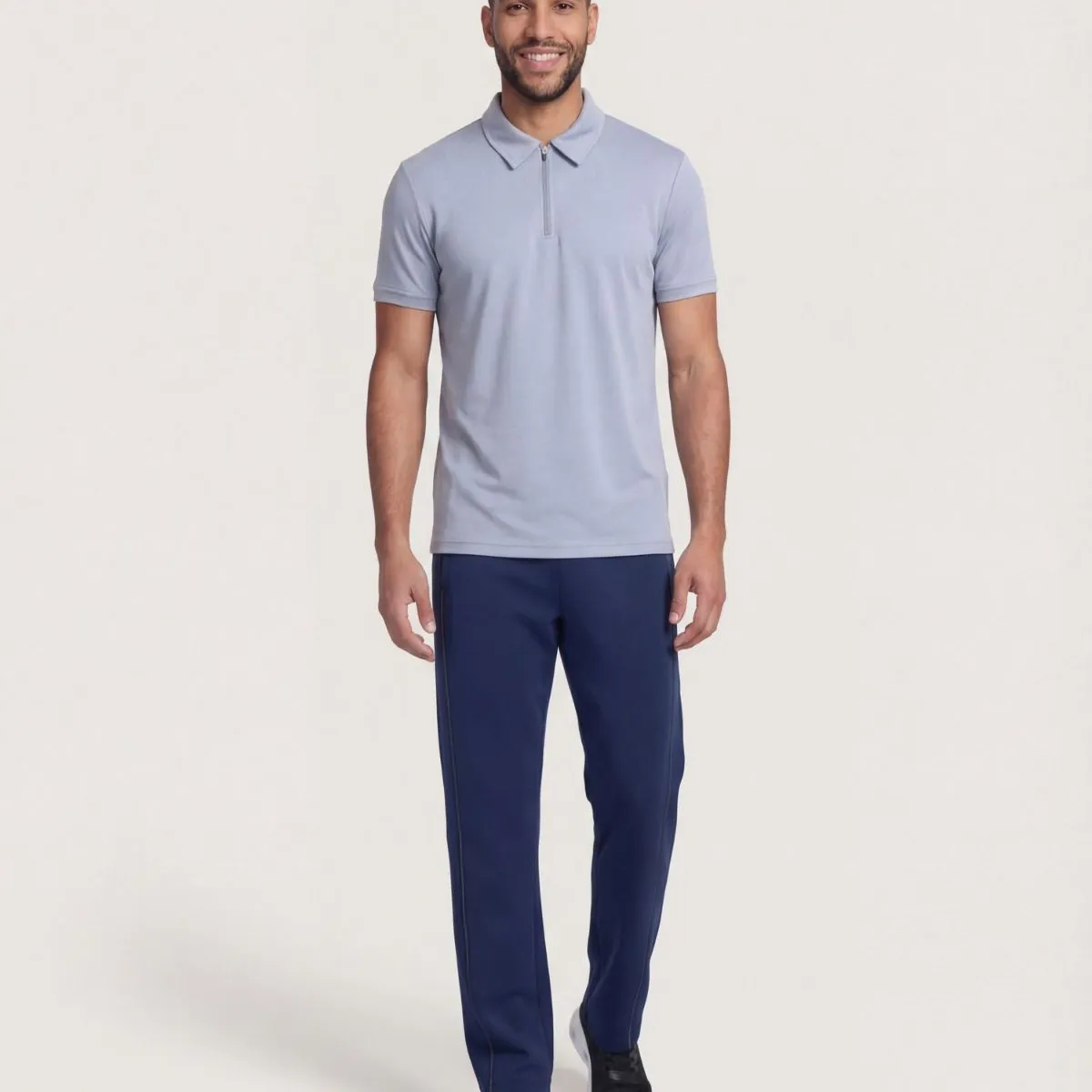 OSTU - Polo  Para Hombre Cuello Maquina Ostu Gris #60110889
