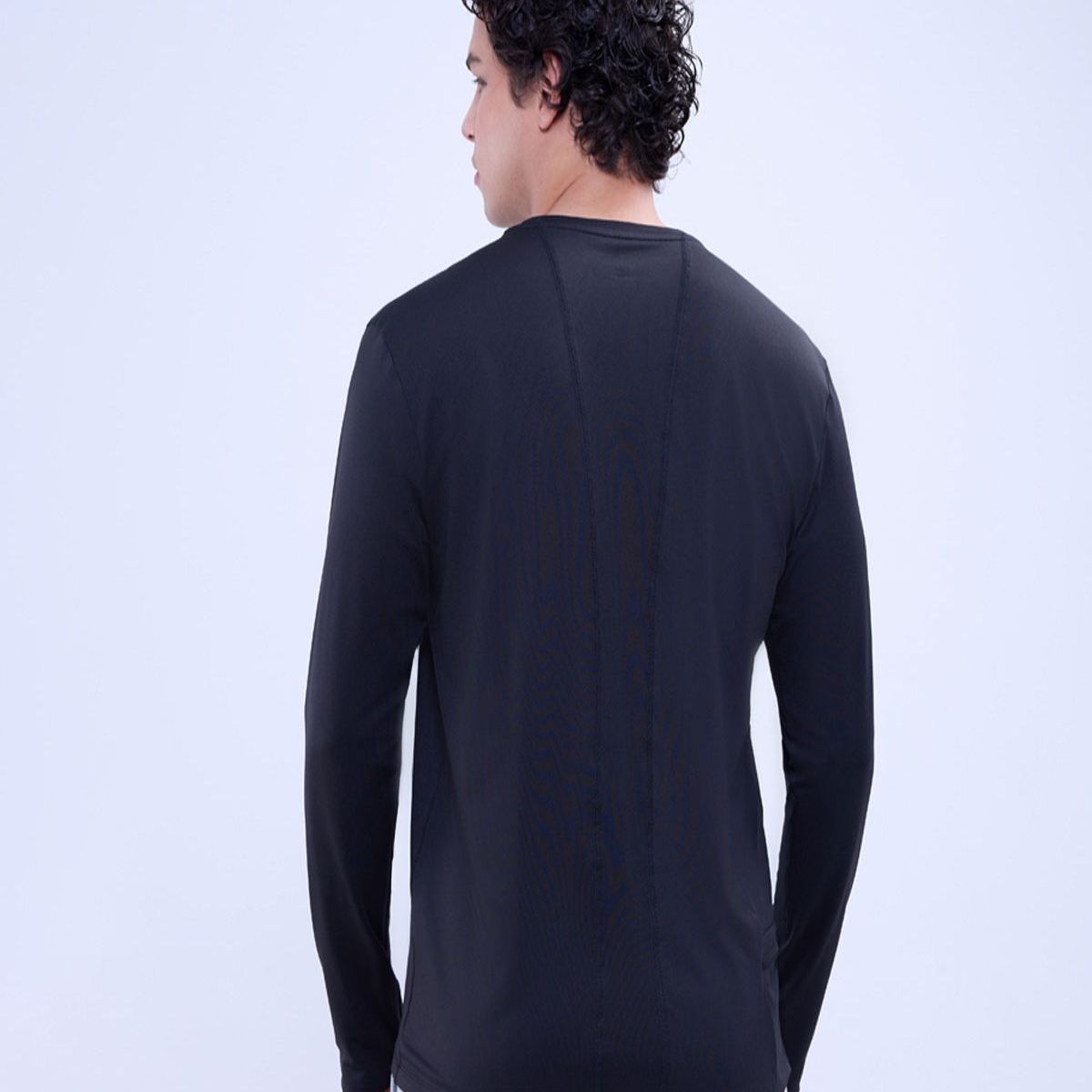 OSTU - Camiseta Para Hombre M/L Marca Ostu En Color Negro #60091496