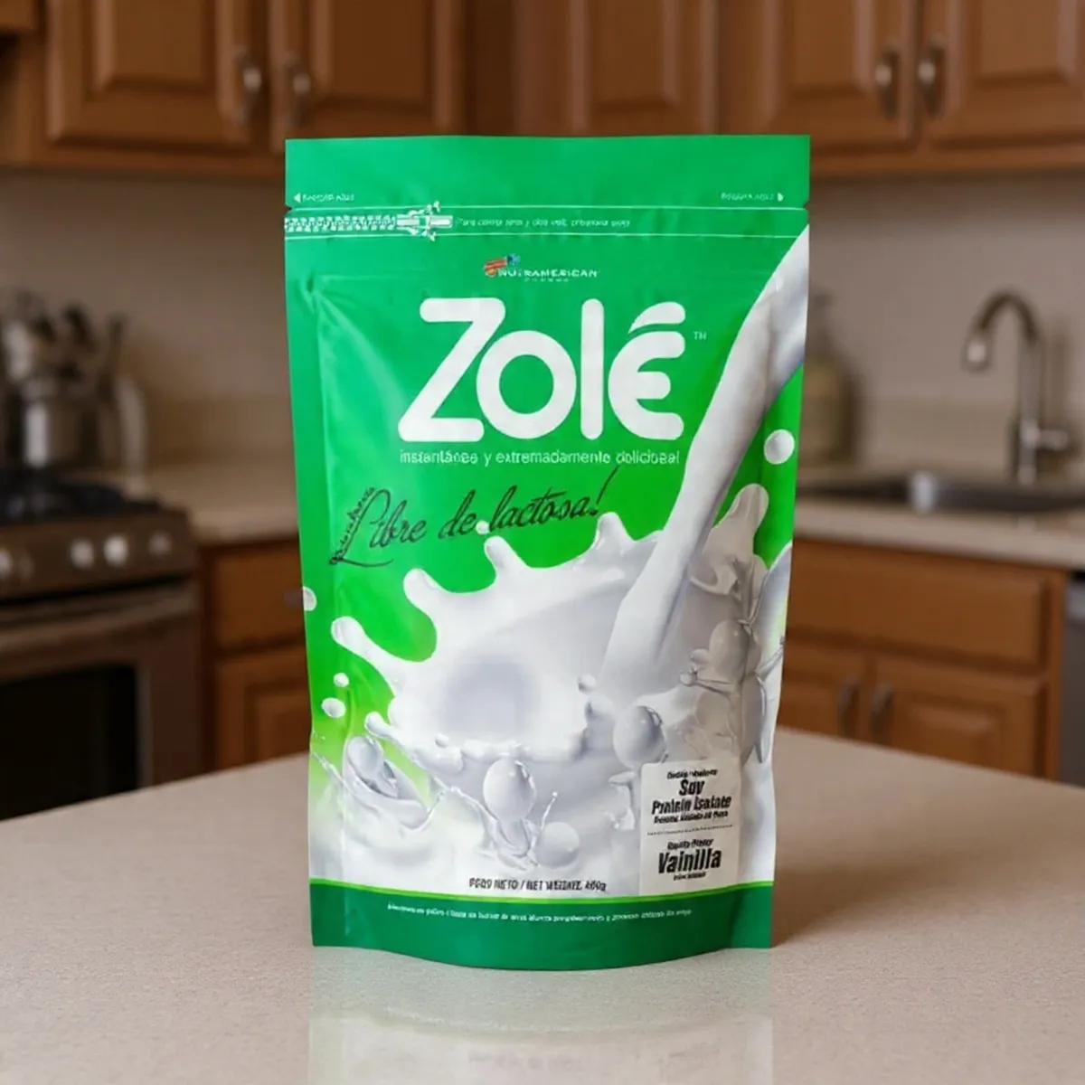 GENERICO - Leche de Soya Zole 450 gramos Cero Azucar Nutramerican