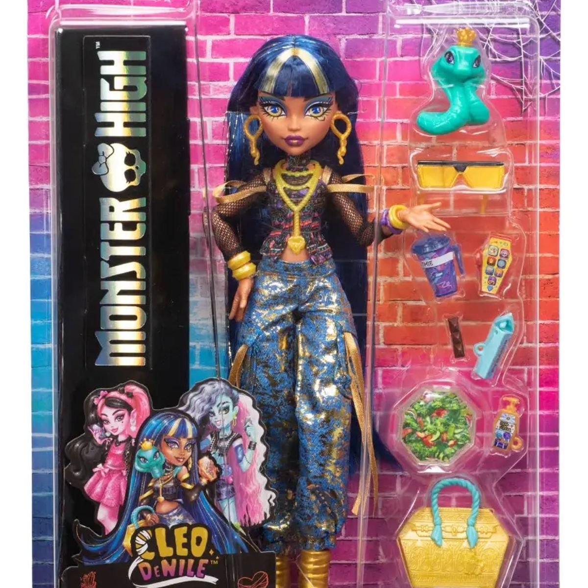 MATTEL - Muñeca Monster High Cleo De Nile + Accesorios