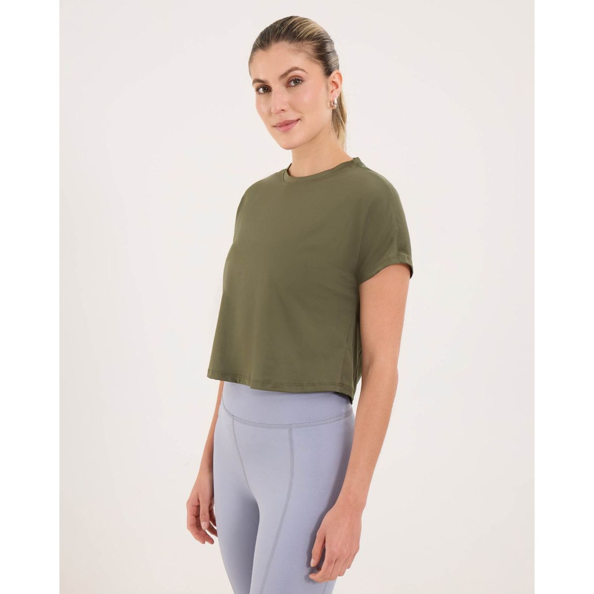 OSTU - Camiseta Para Mujer Manga Sisa Marca Ostu Verde 40092549