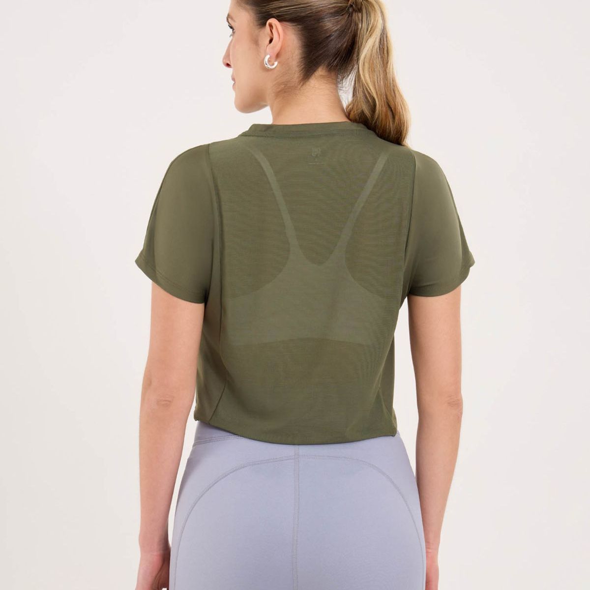 OSTU - Camiseta Para Mujer Manga Sisa Marca Ostu Verde 40092549