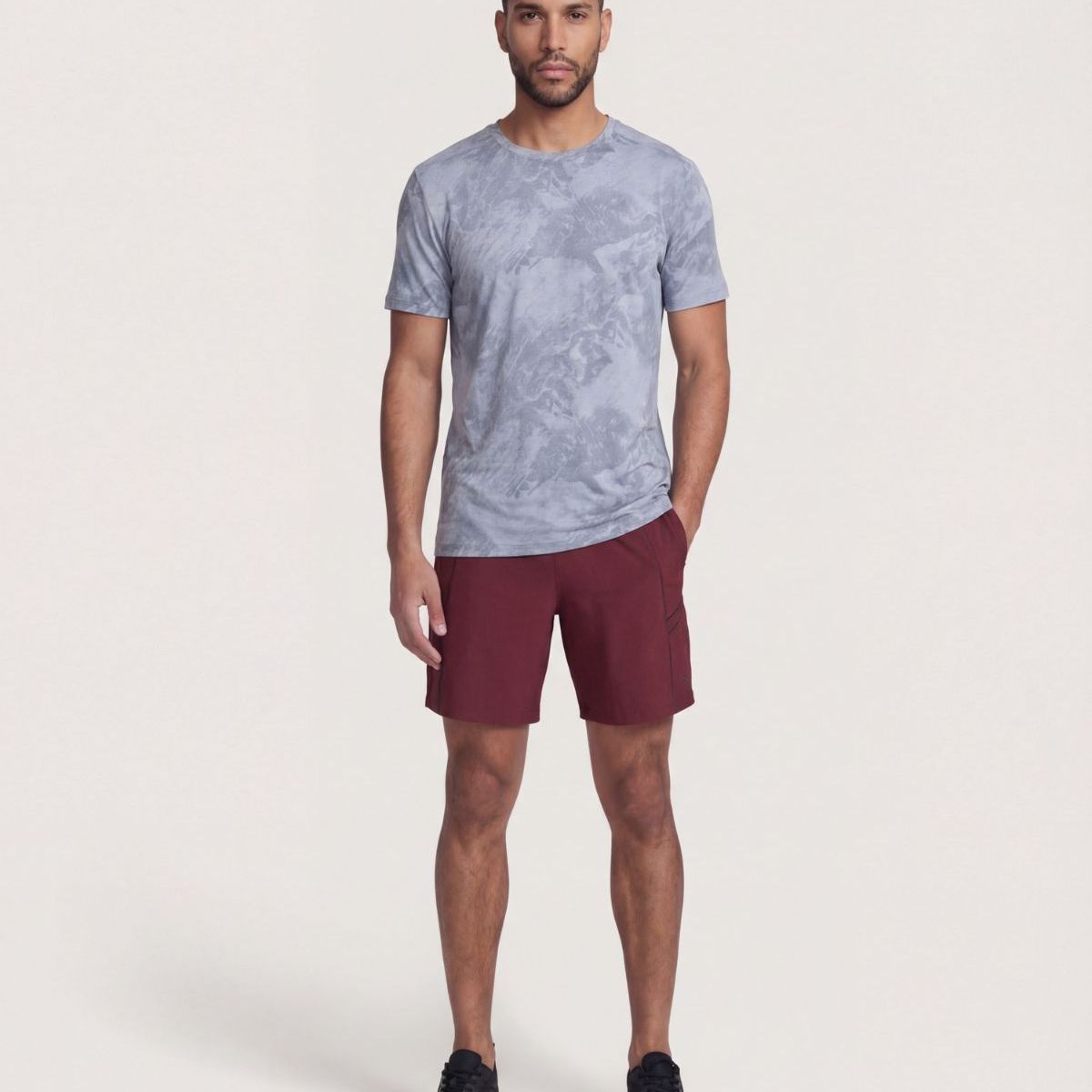 OSTU - Camiseta  Para Hombre Manga Corta Marca Ostu Gris 60091738