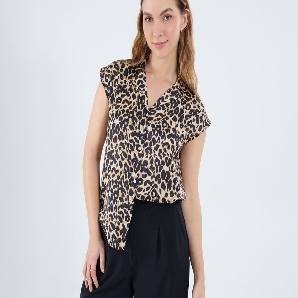 OSTU - Blusa Para Mujer Manga Sisa Marca Ostu Color Café #40121139