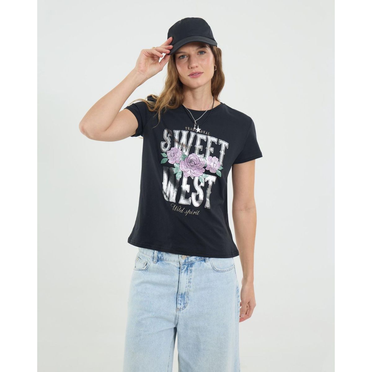 OSTU - Camiseta  Para Mujer Manga Corta Marca Ostu #40092508-10