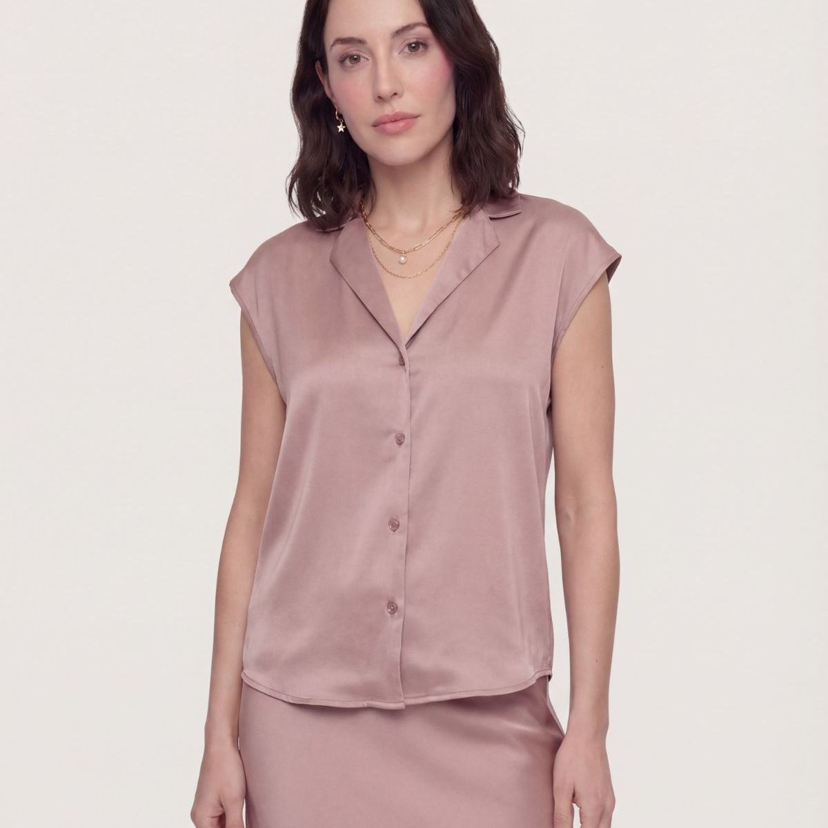 OSTU - Camisa  Para Mujer Manga Corta Marca Ostu #40018214-8700