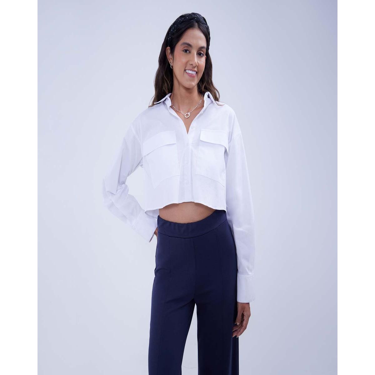 OSTU - Camisa Para Mujer M/L Marca Ostu En Color Blanco #40010249