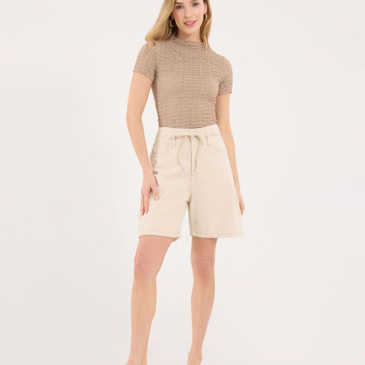 OSTU - Camiseta  Para Mujer Manga Corta Ostu Color Camel #40092623