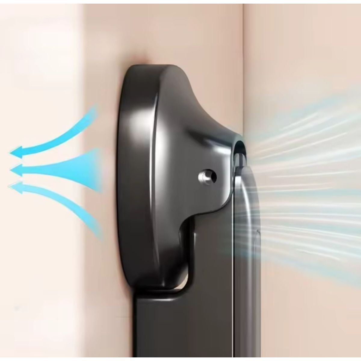 AMERICAN GENERICS - Tendedero de Ropa Plegable de Pared con Ventosa y Sistema Retráctil