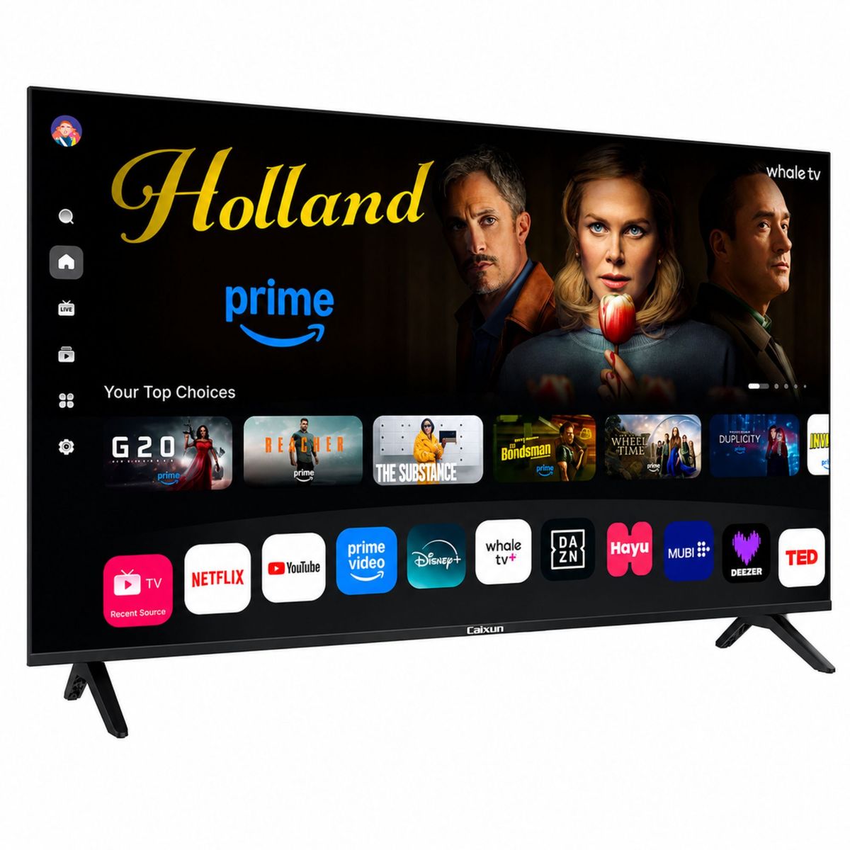 CAIXUN - Televisor CAIXUN 50 pulgadas LED Uhd4K Smart TV C50KAUZ