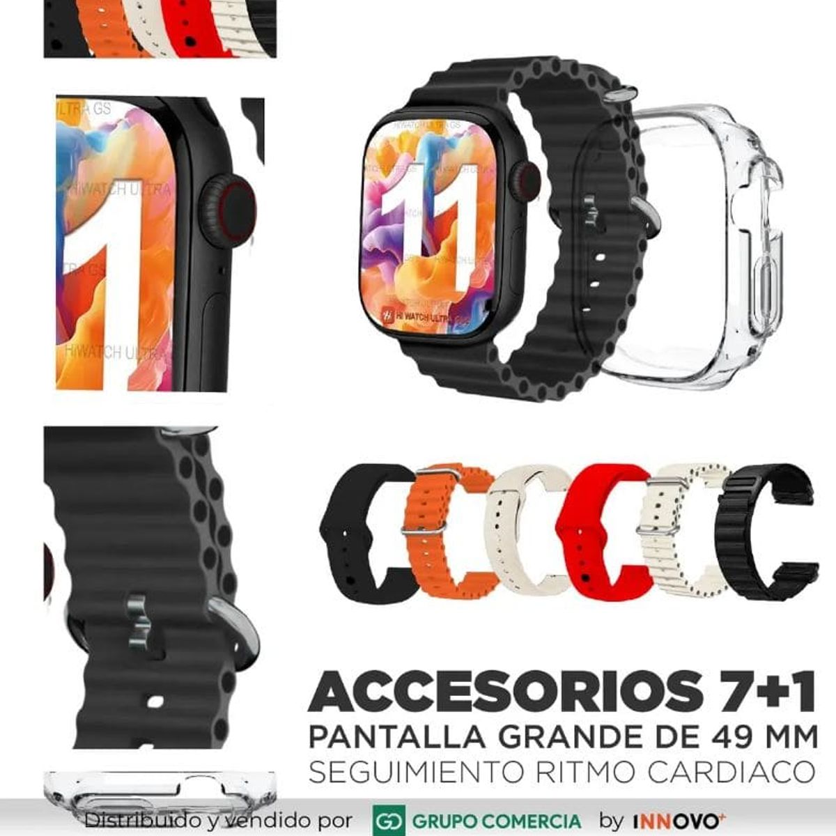 INNOVA - Smartwatch X Pro Series Pulsos Intercambiables Con Pulsos
