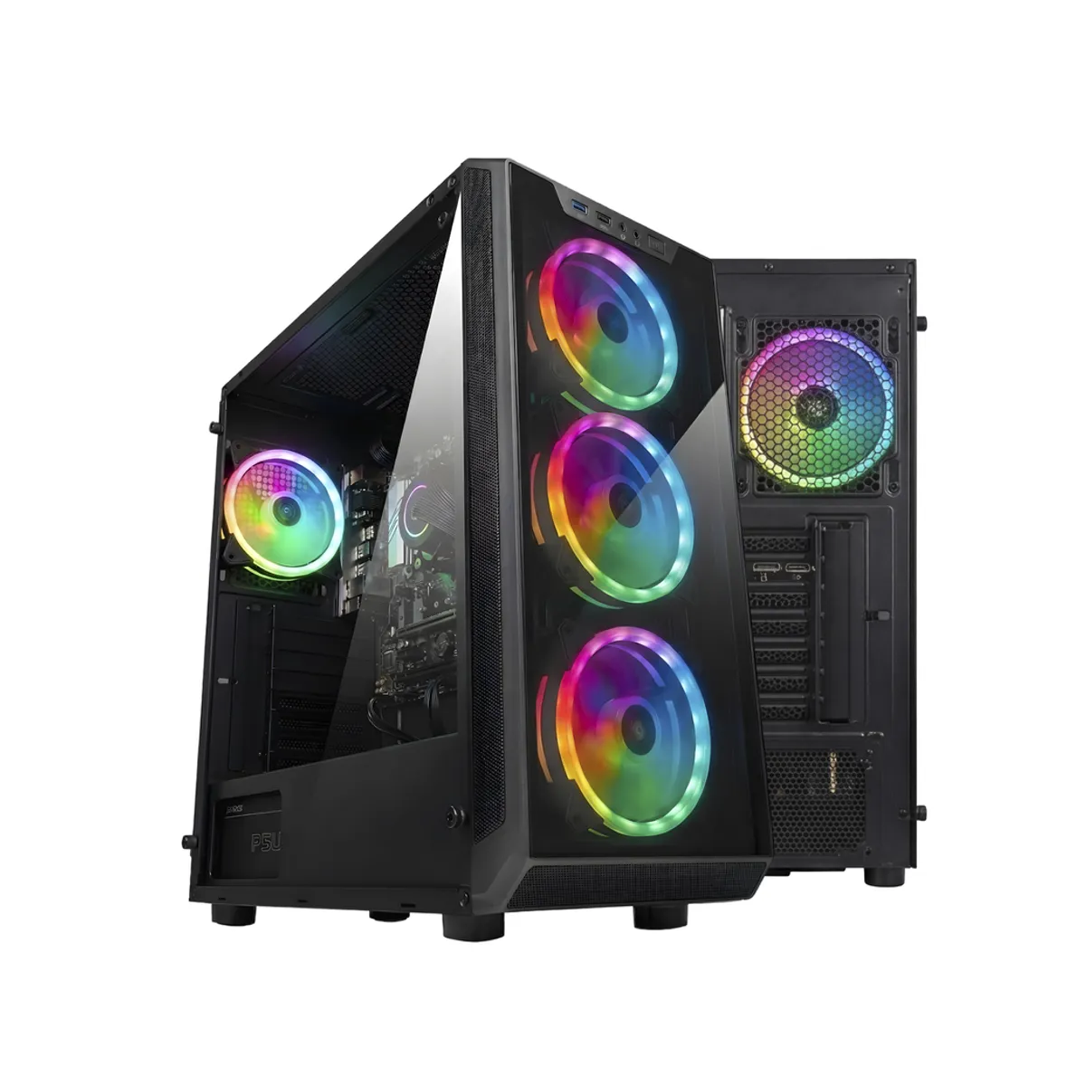 AMD - PC GAMER RYZEN 5 5500 - RTX 3050 - RAM 32 DDR4 - SSD 512GB - CHASIS 4FANS - IDEAL PARA GAMING