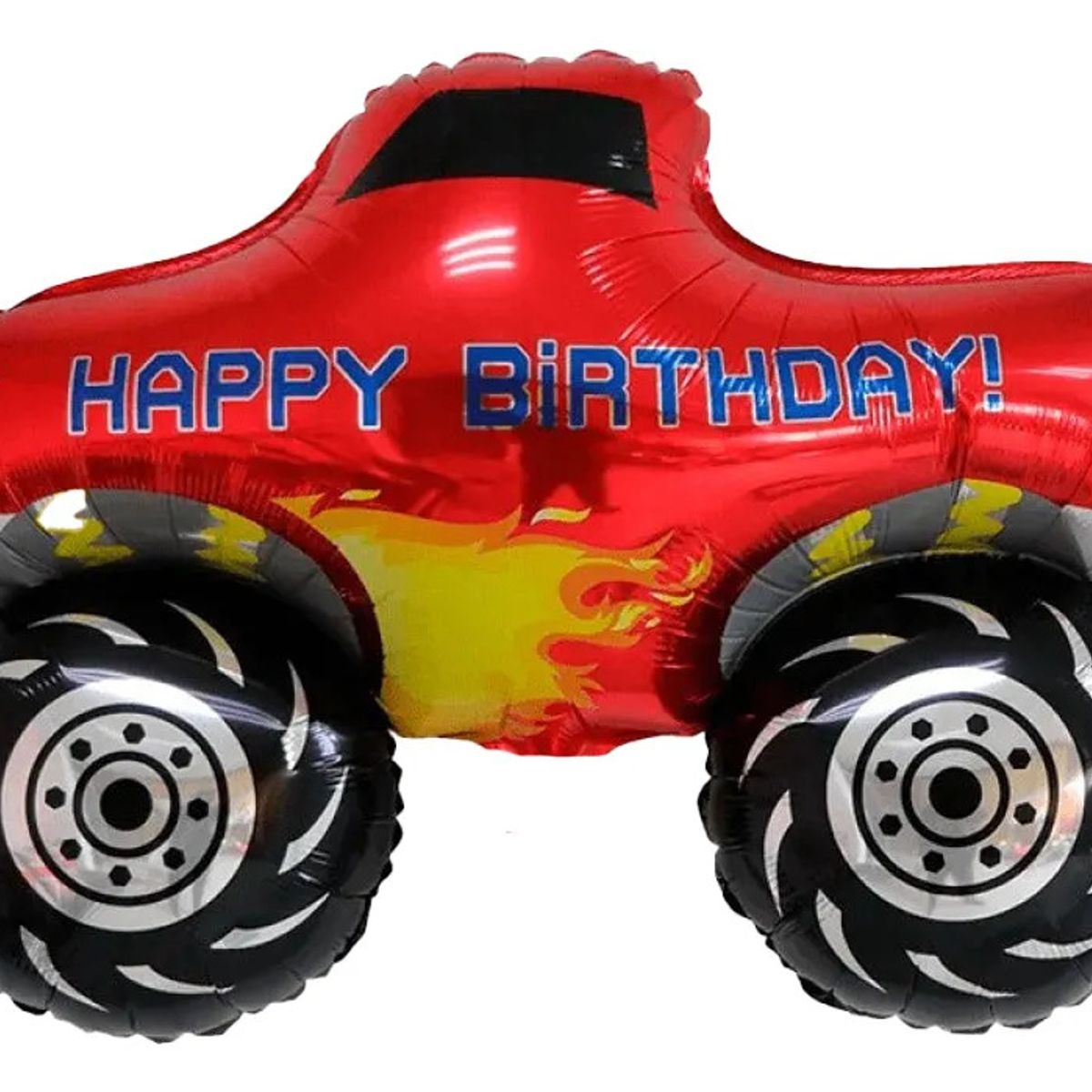 GENERICO - Bouquet Decoracion Globos Carro Carreras Monstruo Rojo Envío