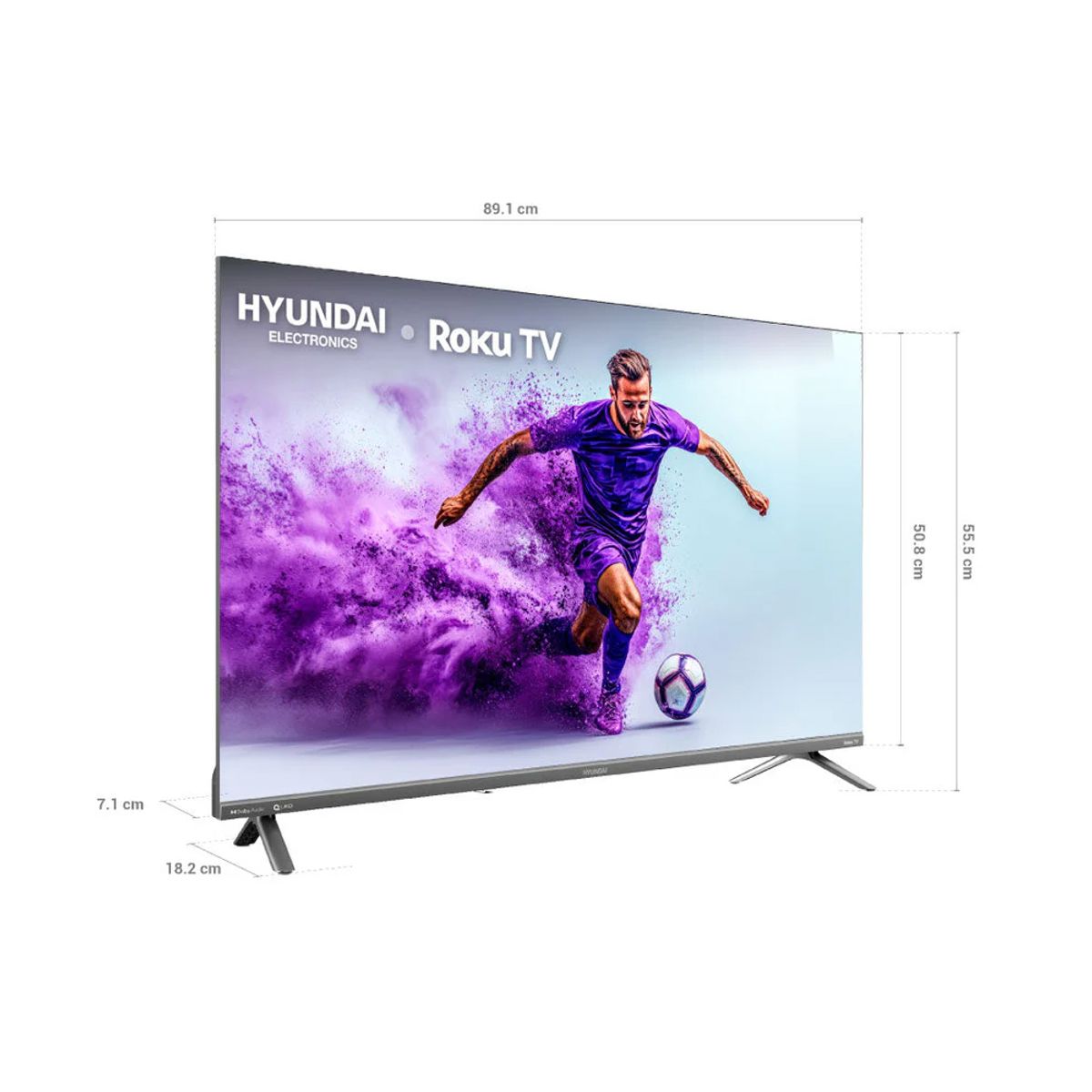 HYUNDAI - Televisor Hyundai 40 Smart Roku TV FHD