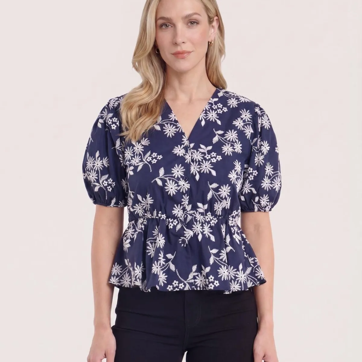 OSTU - Blusa  Para Mujer Manga Corta Marca Ostu Azul #40127953