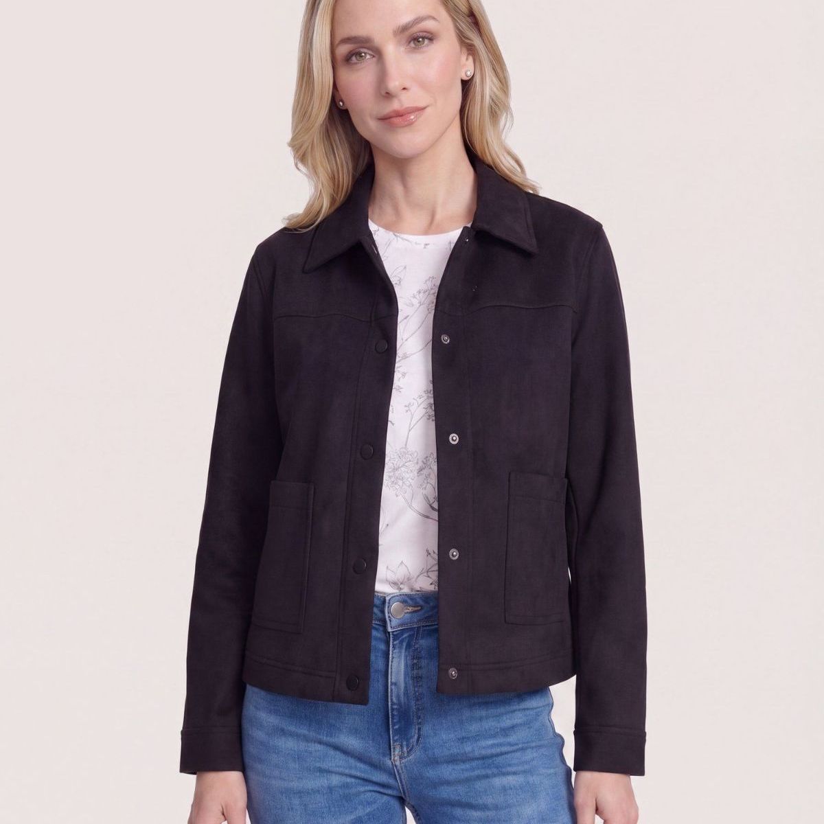 OSTU - Chaqueta  Para Mujer Estructurada Marca Ostu Negro 40080266