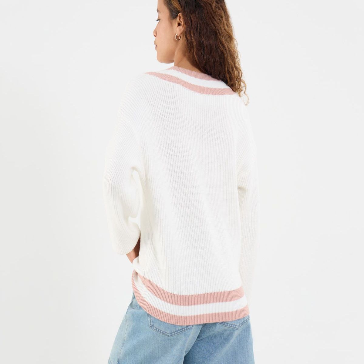 OSTU - Saco Para Mujer Cuello V Marca Ostu Color Rosado #40330092