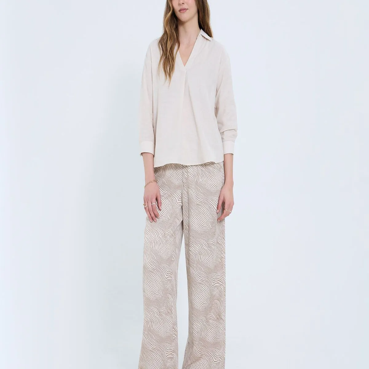OSTU - Pantalón Para Mujer Marca Ostu Color Marfil #40070793