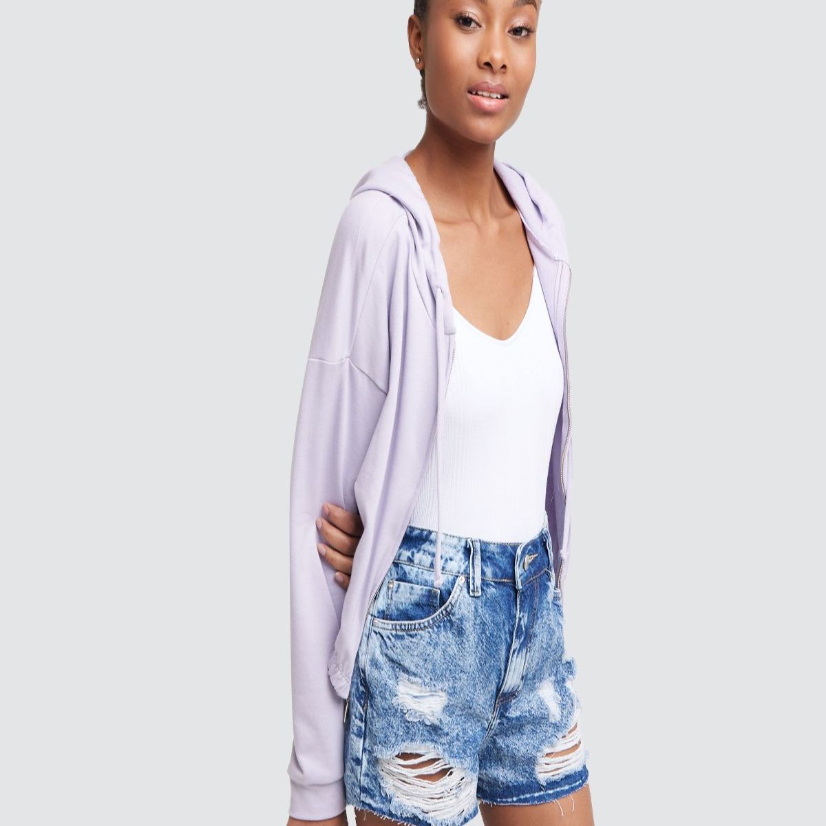 OSTU - Short Mujer Ostu  Azul Algodón 40190149-580