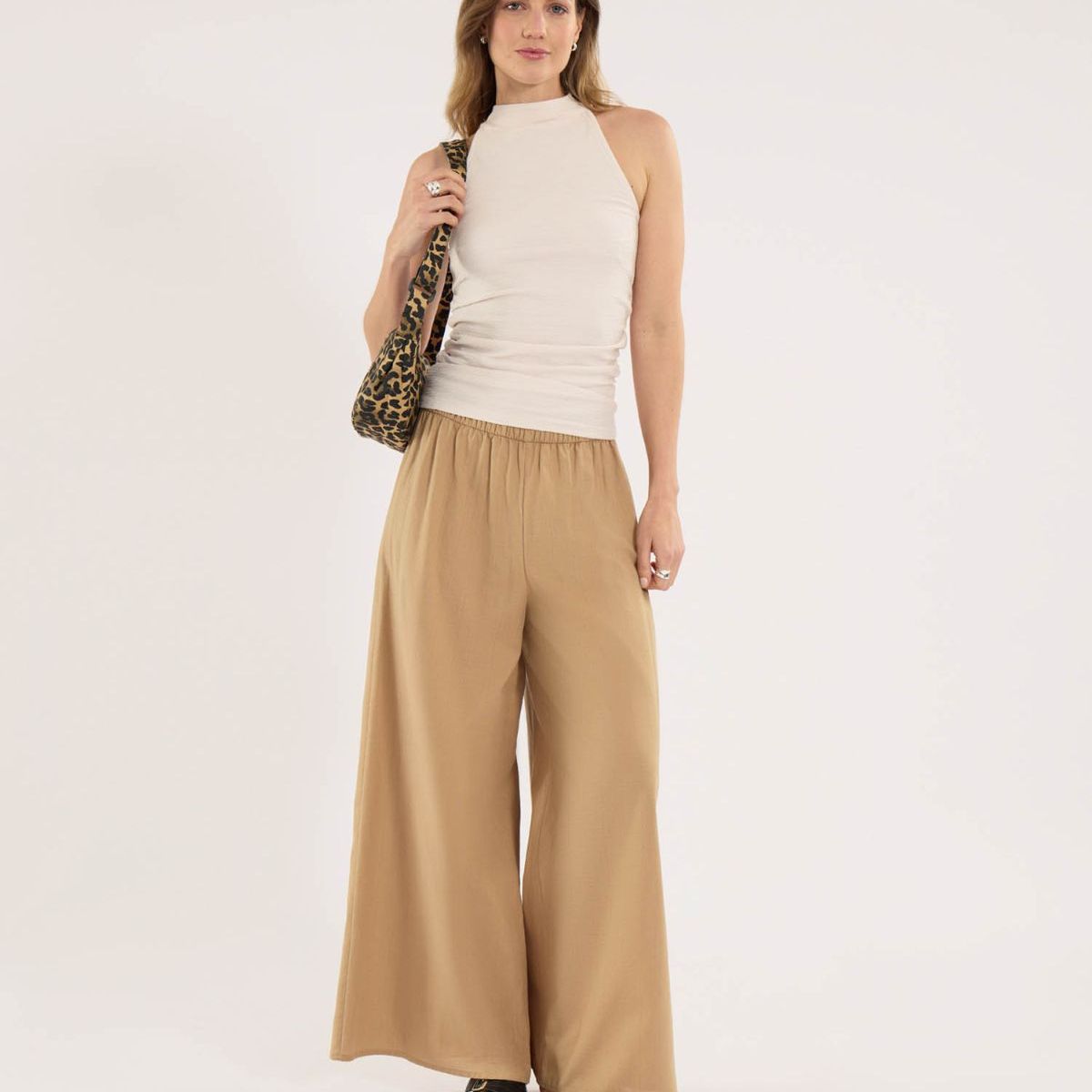 OSTU - Pantalón  Para Mujer Moda Marca Ostu Color Camel #40070853