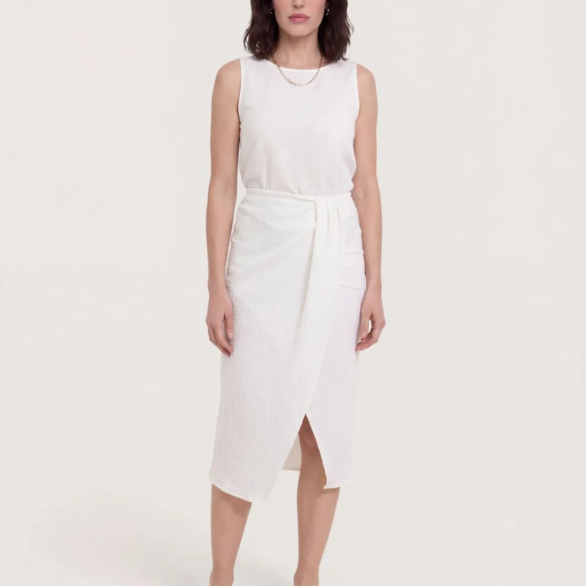 OSTU - Falda  Para Mujer Medio Marca Ostu Color Crema #40147975