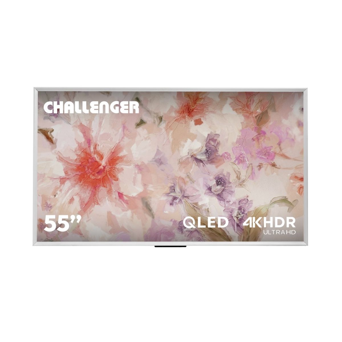 CHALLENGER - Televisor CHALLENGER QLED Arte 55 Pulgadas Google TV 55TG380 BT T2