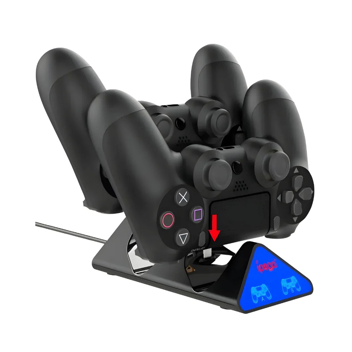 IPEGA - Base de Carga Doble IPEGA PG-P4021 para Controles PS4