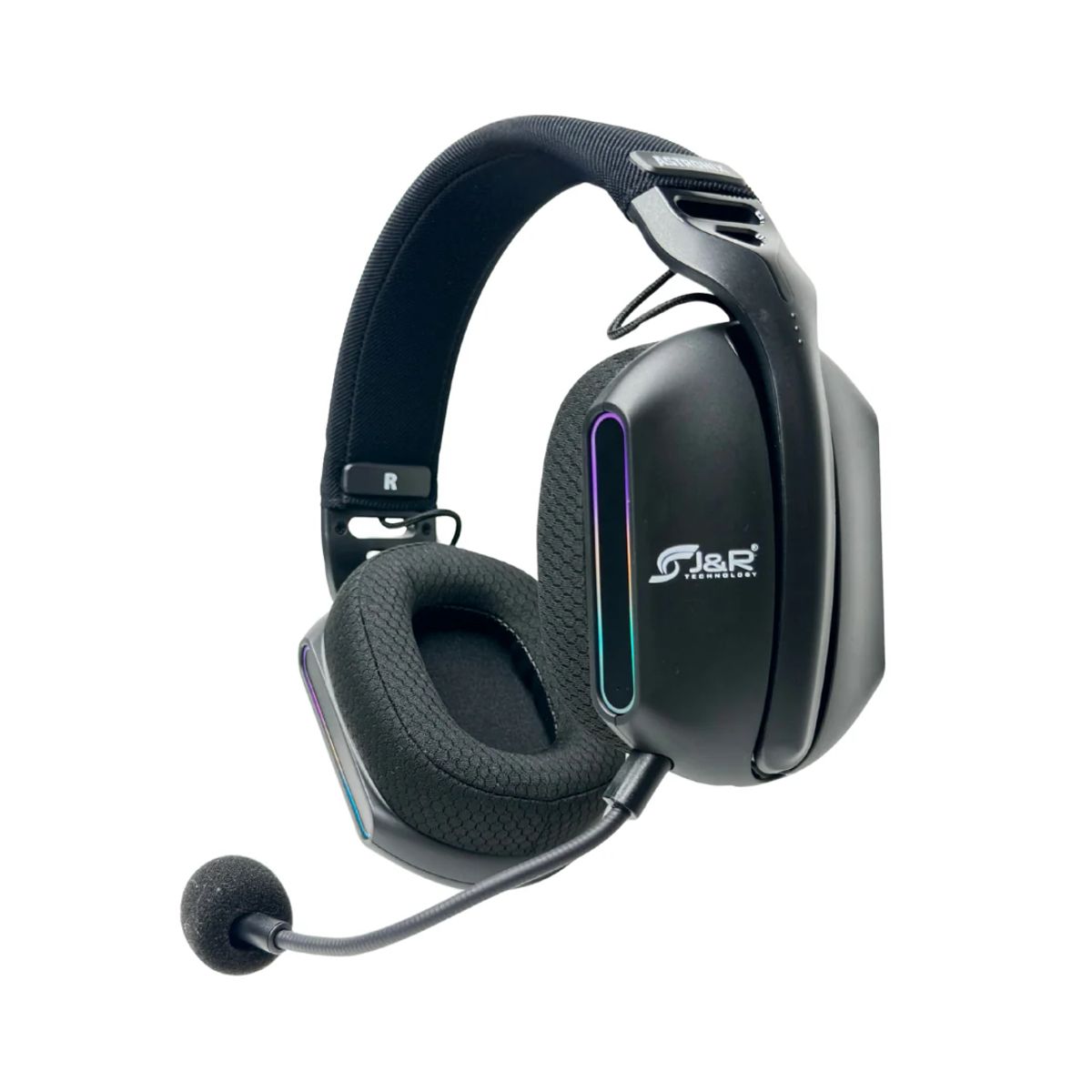 JYR TECHNOLOGY - Diadema Inalámbrica J&R 081-MV Bluetooth RGB  MultiPlataforma