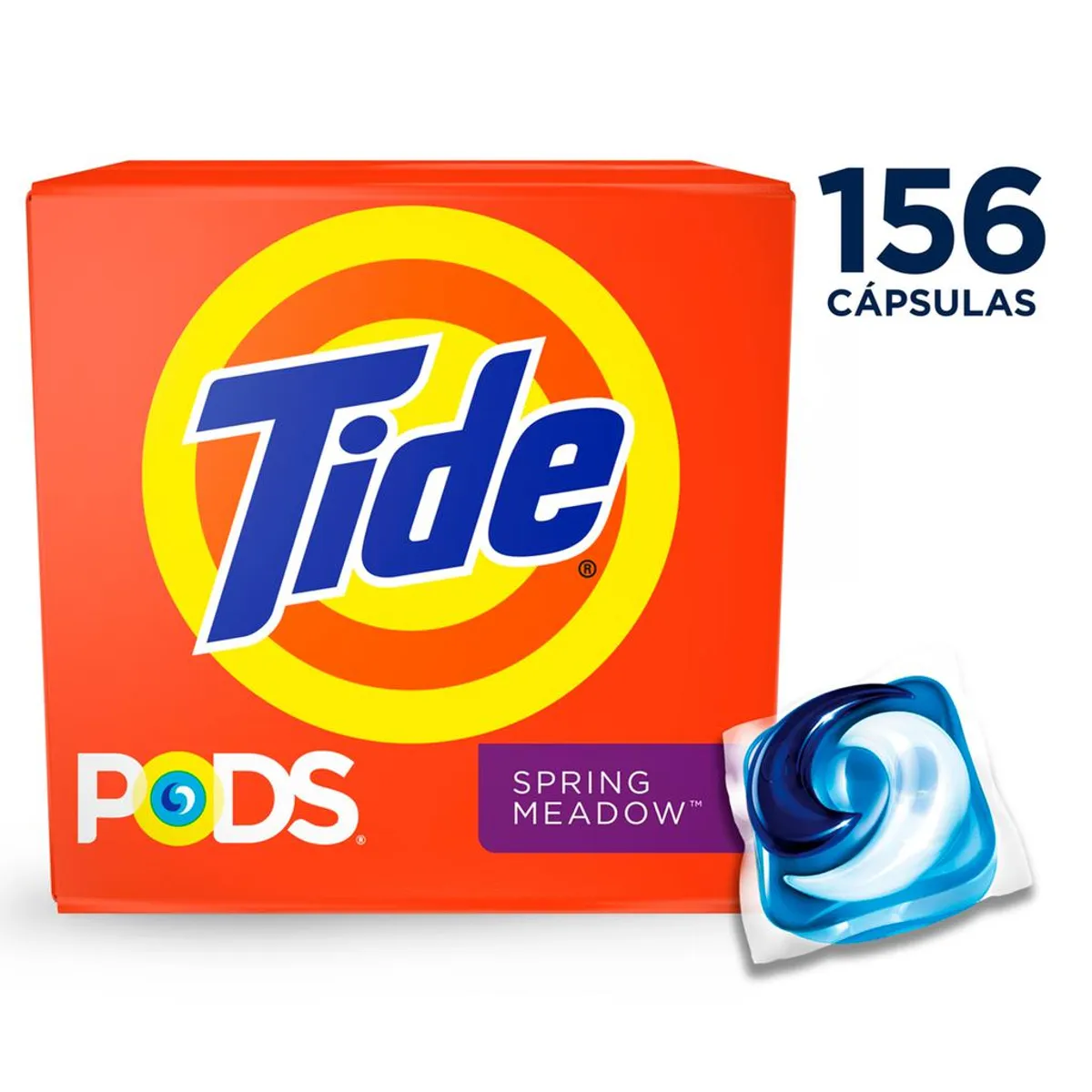 TIDE - Tide Pods 156 Cápsulas Original USA Detergente Para Ropa Lavadora HE