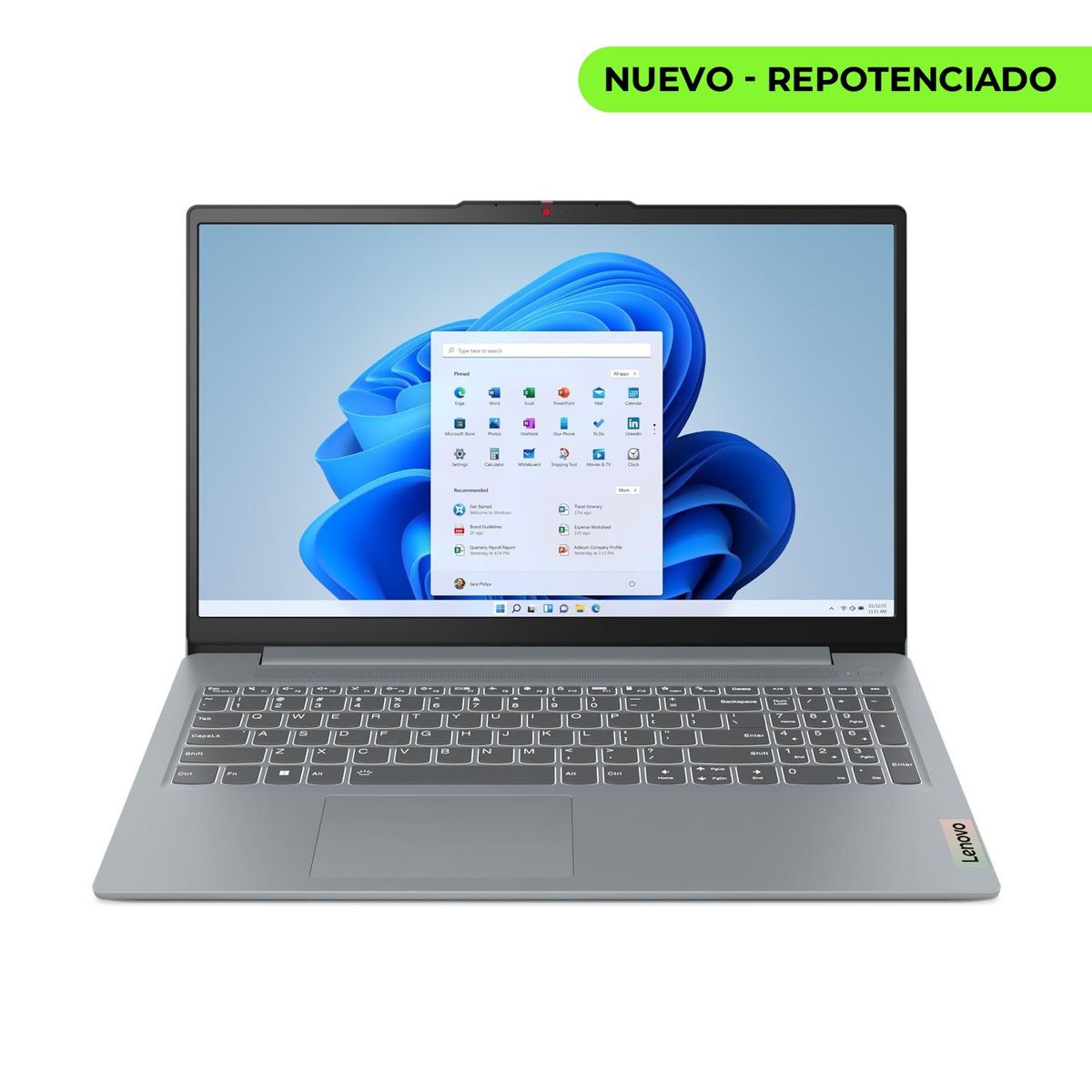 Lenovo - Portátil Lenovo IdeaPad Slim 3/ AMD Ryzen 3 30 / 16G Ram / 512G ssd / 15.6 FHD / Win